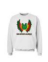 Dilophosaurus Design - Color - Text Sweatshirt by TooLoud-Sweatshirts-TooLoud-White-Small-Davson Sales