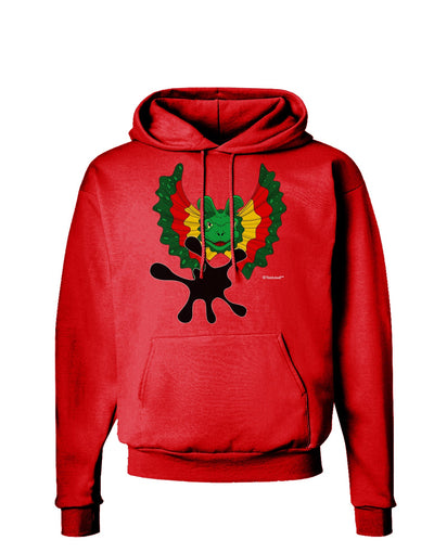 Dilophosaurus Design - Spit Dark Hoodie Sweatshirt by TooLoud-Hoodie-TooLoud-Red-Small-Davson Sales