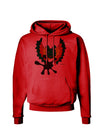 Dilophosaurus Design - Spit Hoodie Sweatshirt by TooLoud-Hoodie-TooLoud-Red-Small-Davson Sales