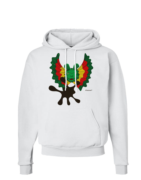 Dilophosaurus Design - Spit Hoodie Sweatshirt by TooLoud-Hoodie-TooLoud-White-Small-Davson Sales