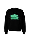 Dinosaur Silhouettes - Jungle Adult Dark Sweatshirt by TooLoud-Sweatshirts-TooLoud-Black-Small-Davson Sales