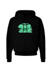 Dinosaur Silhouettes - Jungle Dark Hoodie Sweatshirt by TooLoud-Hoodie-TooLoud-Black-Small-Davson Sales