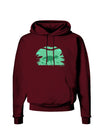 Dinosaur Silhouettes - Jungle Dark Hoodie Sweatshirt by TooLoud-Hoodie-TooLoud-Maroon-Small-Davson Sales