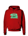 Dinosaur Silhouettes - Jungle Dark Hoodie Sweatshirt by TooLoud-Hoodie-TooLoud-Red-Small-Davson Sales