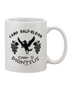 Dionysus-inspired 11 oz Coffee Mug for Camp Half Blood Cabin 12 - Crafted by a Drinkware Expert-11 OZ Coffee Mug-TooLoud-White-Davson Sales