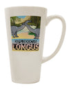 Diplodocus Longus 16 Ounce Conical Latte Coffee Mug - Crafted for the Discerning Coffee Connoisseur by TooLoud-Conical Latte Mug-TooLoud-White-Davson Sales