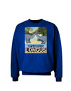 Diplodocus Longus - With Name Adult Dark Sweatshirt-Sweatshirts-TooLoud-Deep-Royal-Blue-Small-Davson Sales