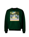 Diplodocus Longus - Without Name Adult Dark Sweatshirt-Sweatshirts-TooLoud-Deep-Forest-Green-Small-Davson Sales