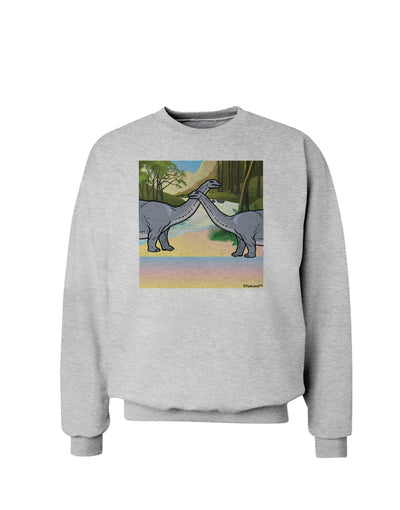 Diplodocus Longus - Without Name Sweatshirt-Sweatshirts-TooLoud-AshGray-Small-Davson Sales