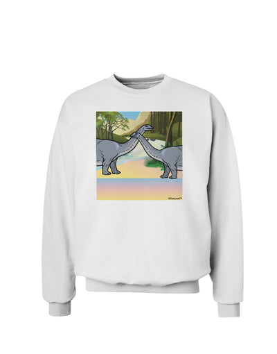 Diplodocus Longus - Without Name Sweatshirt-Sweatshirts-TooLoud-White-Small-Davson Sales