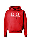 DIQ Wear Logo Dark Hoodie Sweatshirt-Hoodie-DIQ Wear-Red-Small-Davson Sales