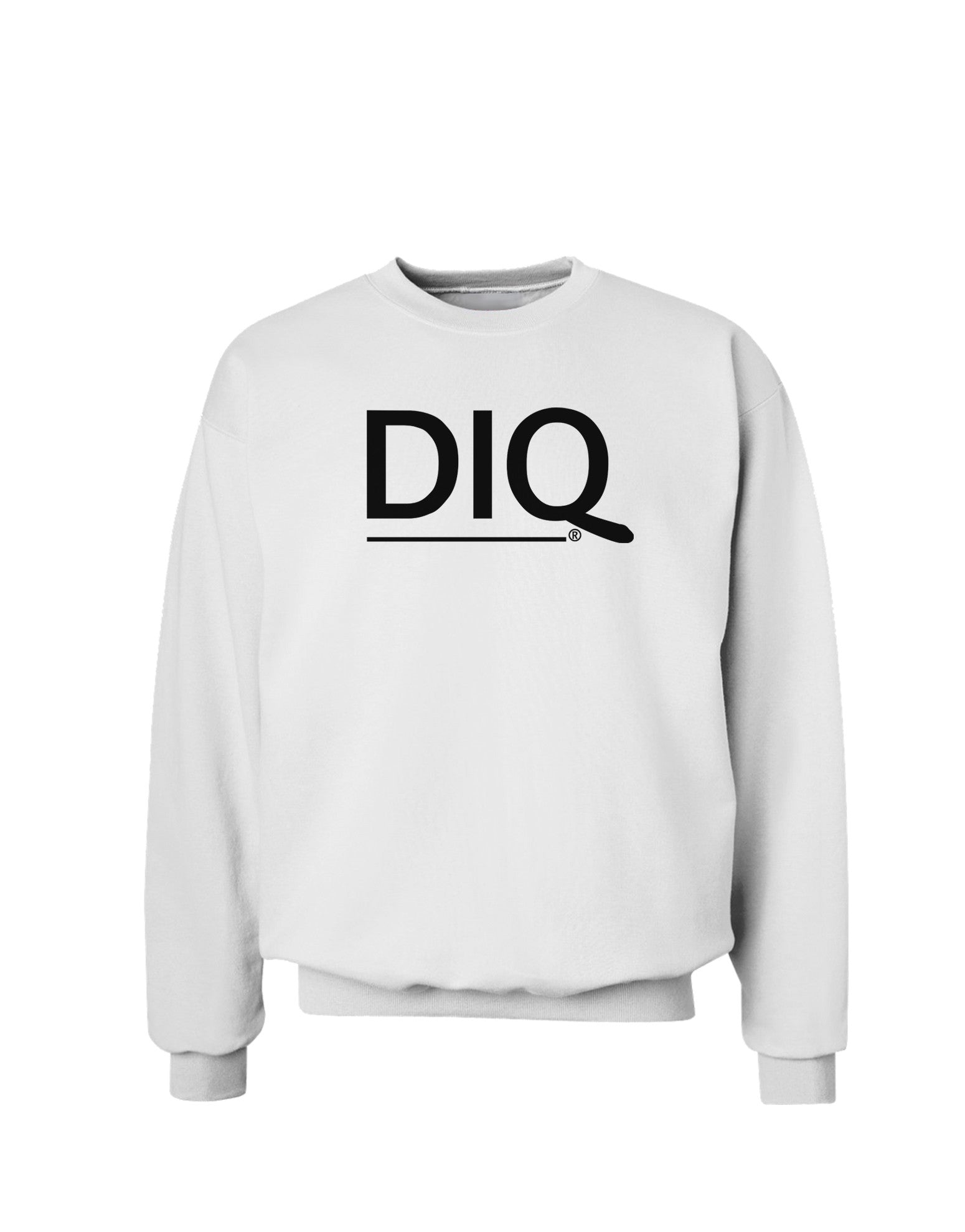 DIQ Wear Logo Sweatshirt-Sweatshirts-DIQ Wear-White-Small-Davson Sales