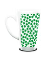 Discover the Exquisite 4 Leaf Clover Shamrocks 16 Ounce Conical Latte Coffee Mug All Over Print - TooLoud-Conical Latte Mug-TooLoud-White-Davson Sales