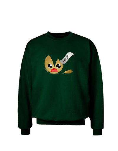 Dismembered Fortune Cookie Adult Dark Sweatshirt-Sweatshirts-TooLoud-Deep-Forest-Green-Small-Davson Sales