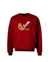 Dismembered Fortune Cookie Adult Dark Sweatshirt-Sweatshirts-TooLoud-Deep-Red-Small-Davson Sales