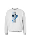 Distressed Bass Strings Sweatshirt-Sweatshirts-TooLoud-White-Small-Davson Sales