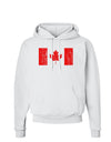 Distressed Canadian Flag Maple Leaf Hoodie Sweatshirt-Hoodie-TooLoud-White-Small-Davson Sales