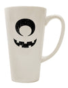 Distressed Cyclops Lantern Conical Latte Coffee Mug - A Must-Have for Drinkware Enthusiasts-Conical Latte Mug-TooLoud-White-Davson Sales