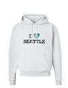 Distressed I Heart Seattle - Heart Flag Hoodie Sweatshirt by TooLoud-hoodie-TooLoud-White-Small-Davson Sales