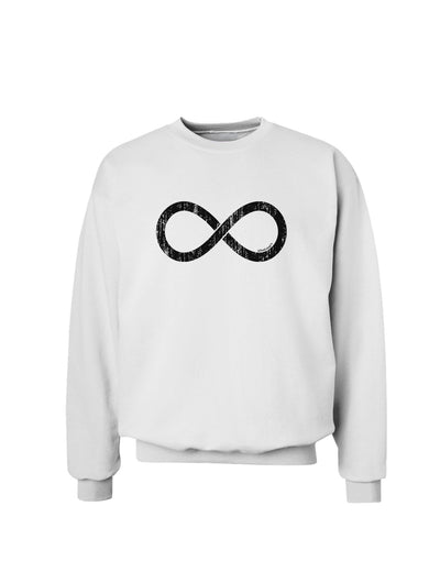 Distressed Infinity Sweatshirt-Sweatshirts-TooLoud-White-Small-Davson Sales