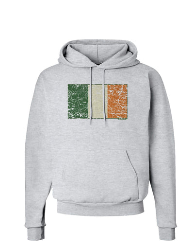 Distressed Irish Flag - Flag of Ireland Hoodie Sweatshirt-Hoodie-TooLoud-AshGray-Small-Davson Sales