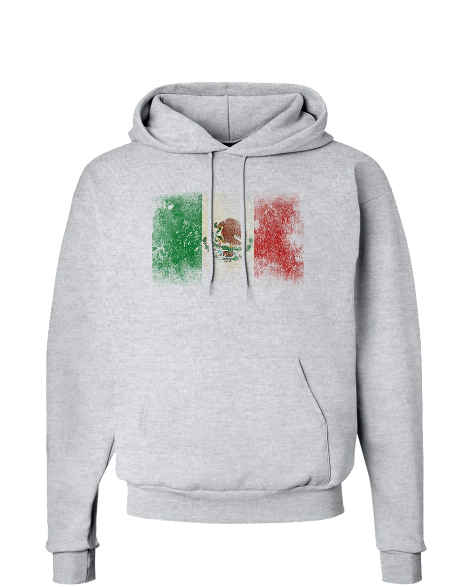 Distressed Mexican Flag Hoodie Sweatshirt-Hoodie-TooLoud-White-Small-Davson Sales