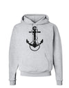 Distressed Nautical Sailor Rope Anchor Hoodie Sweatshirt-Hoodie-TooLoud-AshGray-Small-Davson Sales