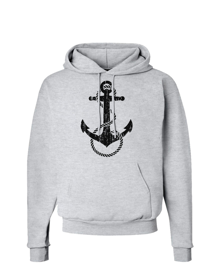 Distressed Nautical Sailor Rope Anchor Hoodie Sweatshirt-Hoodie-TooLoud-White-Small-Davson Sales