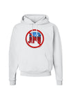 Distressed No Republicans Sign Hoodie Sweatshirt-Hoodie-TooLoud-White-Small-Davson Sales