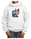 Distressed Paris Stop The Violence Youth Hoodie Pullover Sweatshirt-Youth Hoodie-TooLoud-White-XS-Davson Sales