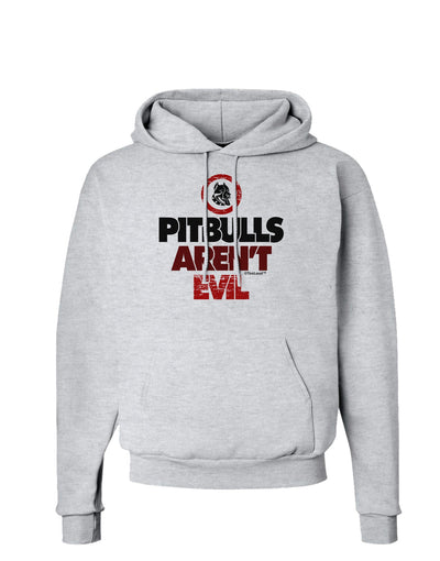 Distressed Pitbulls Aren't Evil Hoodie Sweatshirt-Hoodie-TooLoud-AshGray-Small-Davson Sales