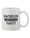 Distressed Printed 11 oz Coffee Mug for the Bachelor Party Drinking Team - TooLoud-11 OZ Coffee Mug-TooLoud-White-Davson Sales