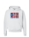 Distressed Puerto Rico Flag Hoodie Sweatshirt-Hoodie-TooLoud-White-Small-Davson Sales