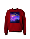 Do or Do Not Adult Dark Sweatshirt-Sweatshirts-TooLoud-Deep-Red-Small-Davson Sales