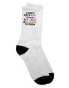 Dog Adult Crew Socks for Individuals without Children - TooLoud-Socks-TooLoud-White-Ladies-4-6-Davson Sales