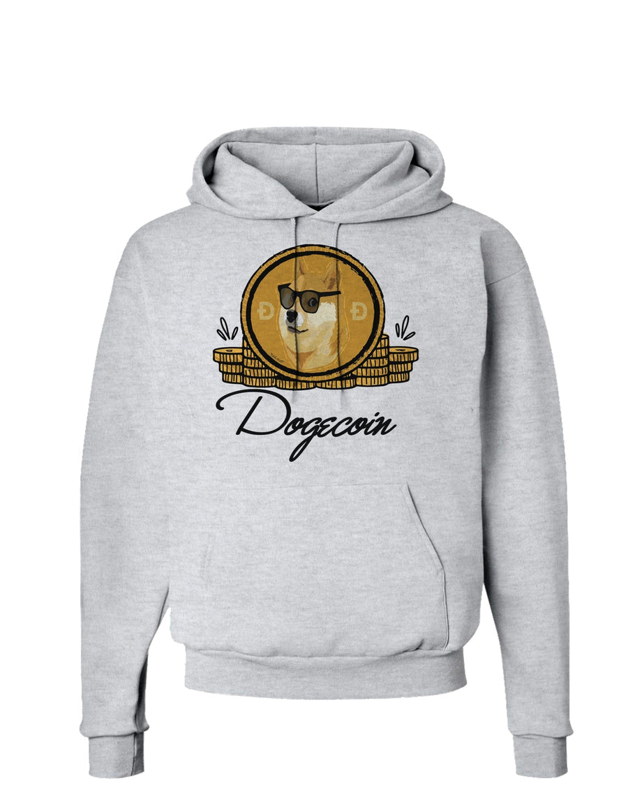 Doge Coins Hoodie Sweatshirt-Hoodie-TooLoud-White-Small-Davson Sales