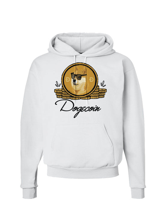 Doge Coins Hoodie Sweatshirt-Hoodie-TooLoud-White-Small-Davson Sales