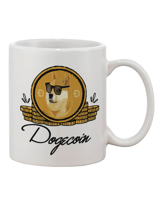 Doge Coins Printed 11 oz Coffee Mug - Expertly Crafted Drinkware-11 OZ Coffee Mug-TooLoud-Davson Sales