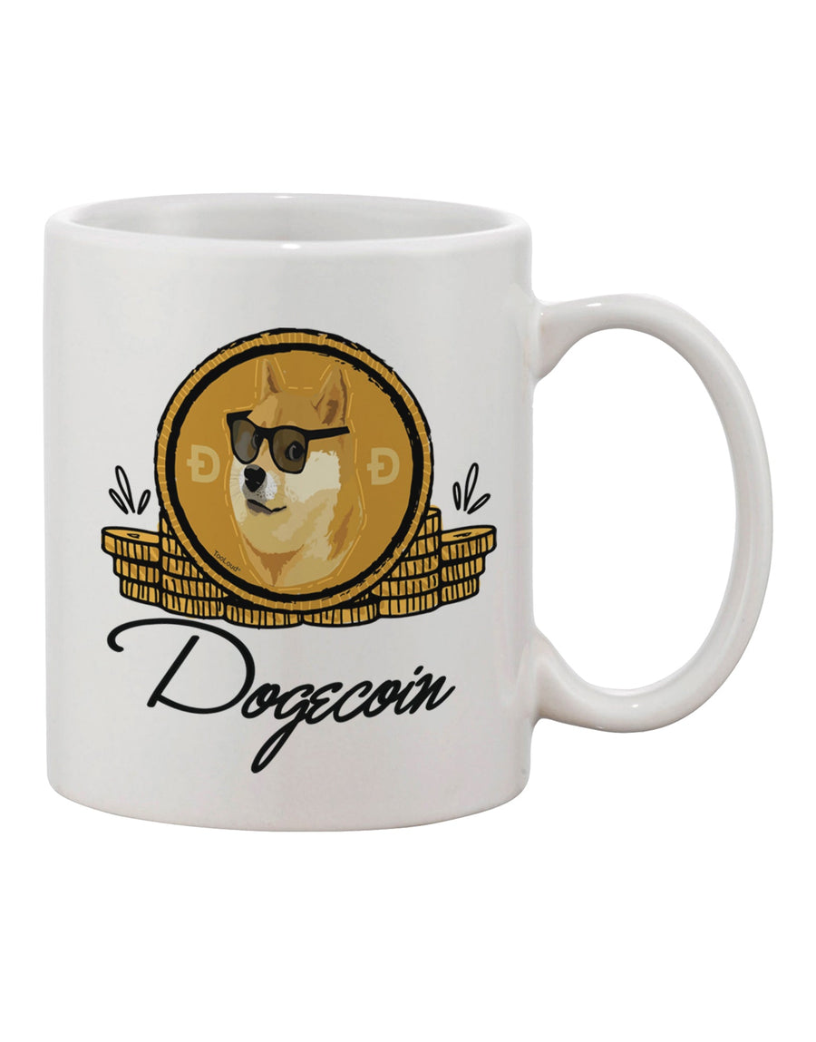 Doge Coins Printed 11 oz Coffee Mug - Expertly Crafted Drinkware-11 OZ Coffee Mug-TooLoud-Davson Sales