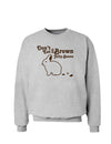 Dont Eat Brown Jellybeans Sweatshirt-Sweatshirts-TooLoud-Ash-Gray-Small-Davson Sales