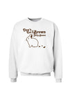 Dont Eat Brown Jellybeans Sweatshirt-Sweatshirts-TooLoud-White-Small-Davson Sales