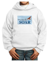 Don't Just Fly SOAR Youth Hoodie Pullover Sweatshirt-Youth Hoodie-TooLoud-White-XS-Davson Sales