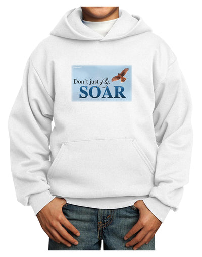 Don't Just Fly SOAR Youth Hoodie Pullover Sweatshirt-Youth Hoodie-TooLoud-White-XS-Davson Sales