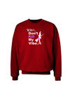 Don’t Kill My Vibe Adult Dark Sweatshirt-Sweatshirts-TooLoud-Deep-Red-Small-Davson Sales
