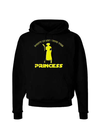 Don't Mess With The Princess Dark Hoodie Sweatshirt-Hoodie-TooLoud-Black-Small-Davson Sales