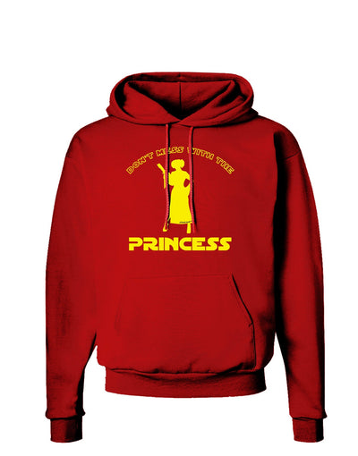 Don't Mess With The Princess Dark Hoodie Sweatshirt-Hoodie-TooLoud-Red-Small-Davson Sales