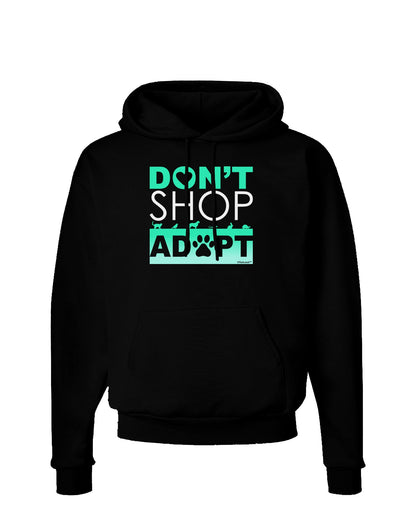 Don't Shop Adopt Dark Hoodie Sweatshirt-Hoodie-TooLoud-Black-Small-Davson Sales