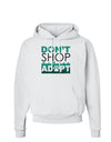 Don't Shop Adopt Hoodie Sweatshirt-Hoodie-TooLoud-White-Small-Davson Sales