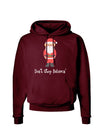 Don't Stop Believin' Santa Christmas Dark Hoodie Sweatshirt-Hoodie-TooLoud-Maroon-Small-Davson Sales