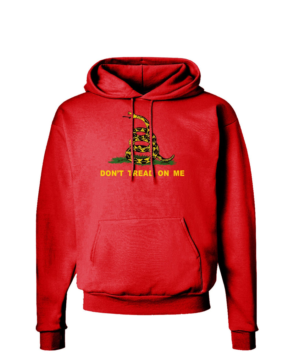 Don't Tread On Me Gadsden Flag Rattlesnake Dark Hoodie Sweatshirt-Hoodie-TooLoud-Black-Small-Davson Sales